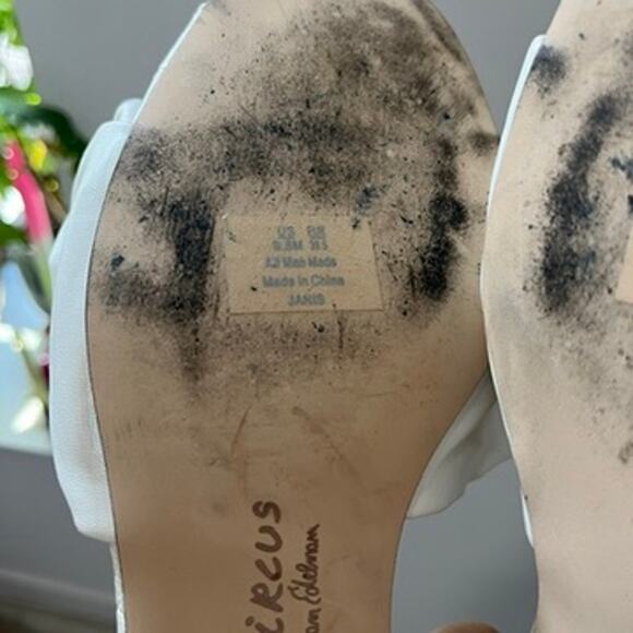 Circus Sam Edelman White Sandals Size 9.5 - Picture 6 of 6